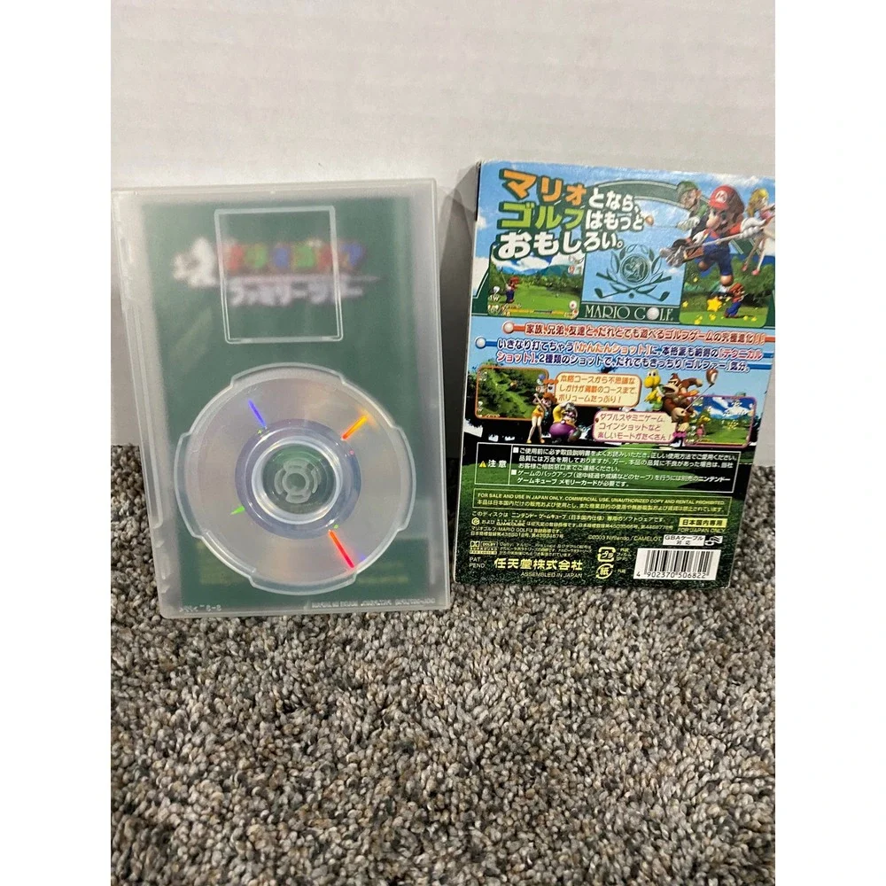 Nintendo Mario Golf Family Tour GameCube Japanese Import Excellent CIB NTSC-J